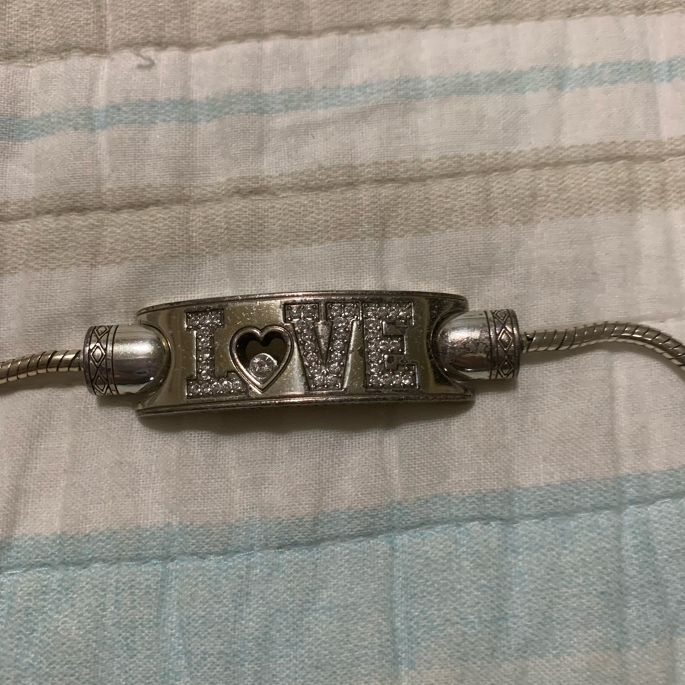 Brighton LOVE bracelet.. breast cancer awareness
